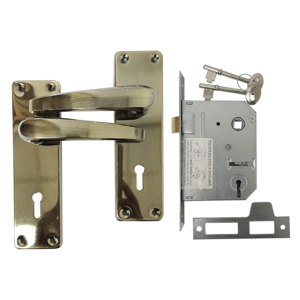 Antique Handle & 2 Lever Lockset