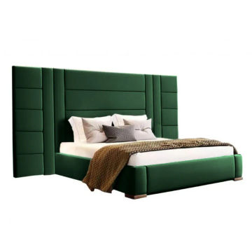 Luxury Headboard & Base Queen - Emerald Green 152cm Base & 240cm Headboard