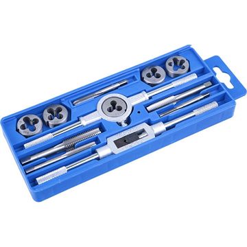 12Pc Ws Tap & Die Set - Plastic Case
