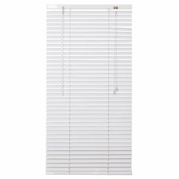 25mm Aluminium Venetian Blind – White, 47cm x 90cm