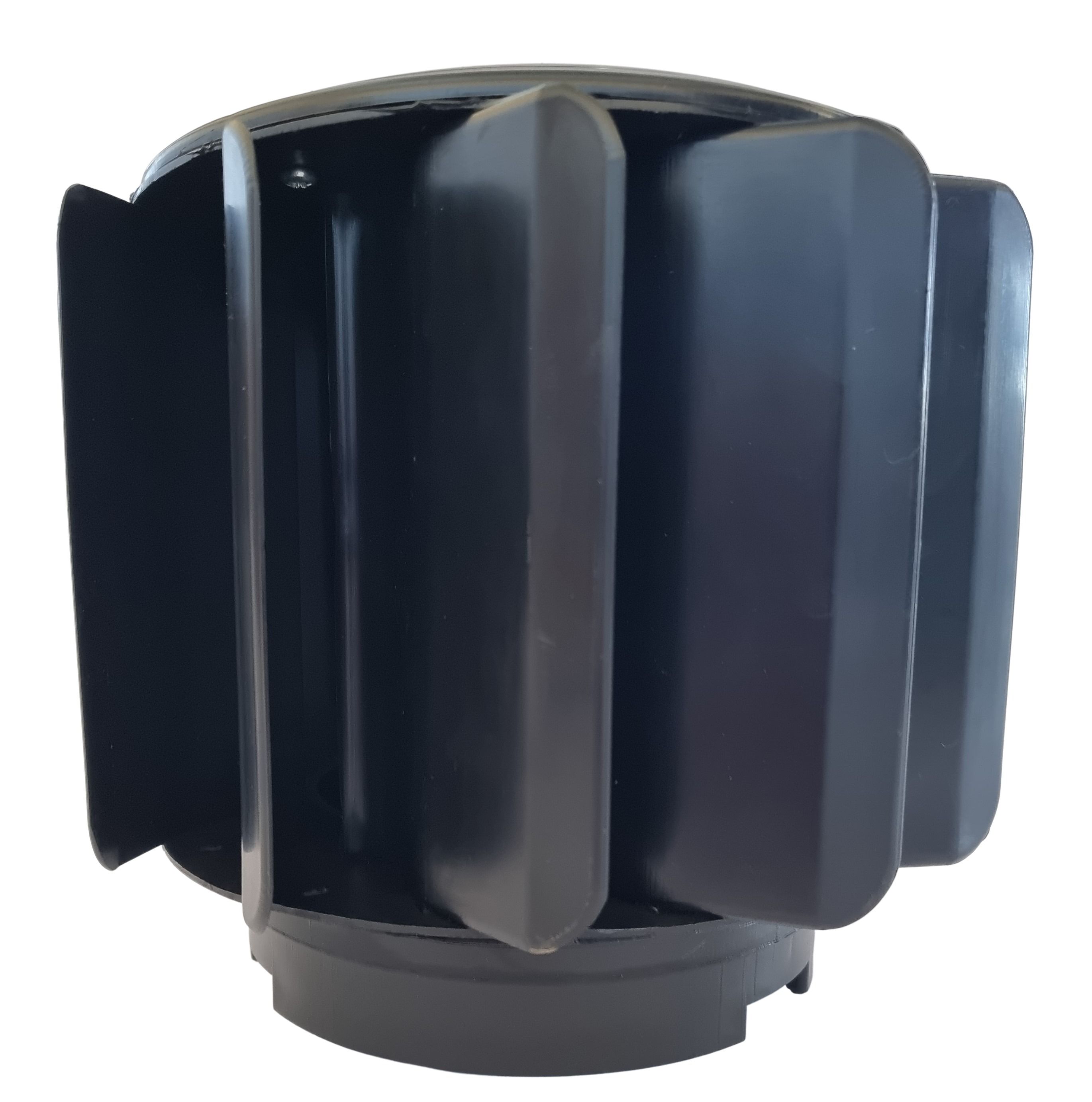 RoofWhirlys4Africa Toilet / Sewer Vent to fit 110mm Pipe - Black - Made in South Africa