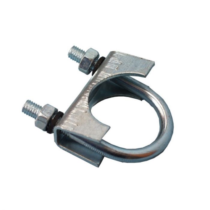 U-Part - Exhaust Pipe Clamp - Electroplated - 57mm - Bulk Pack of 8