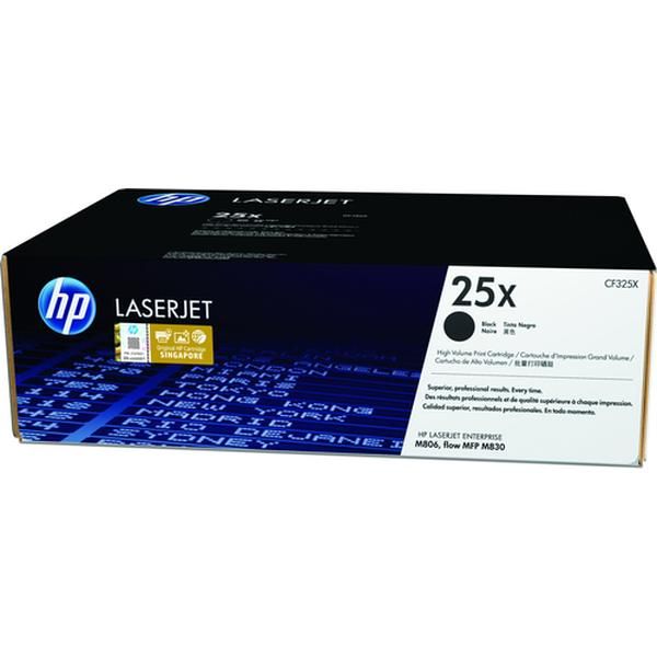 Hp # 25X Laserjet M806 M830 Black Print High Yield Cartridge.