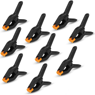 8 Piece Plastic Spring Clamps - 6 inch