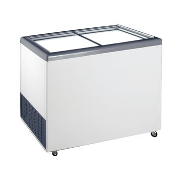 Horizontal display freezer
