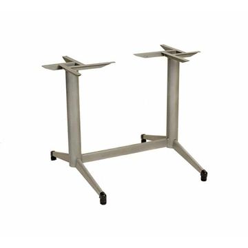Vividitto - Classic Cafe Table Double Base - Silver