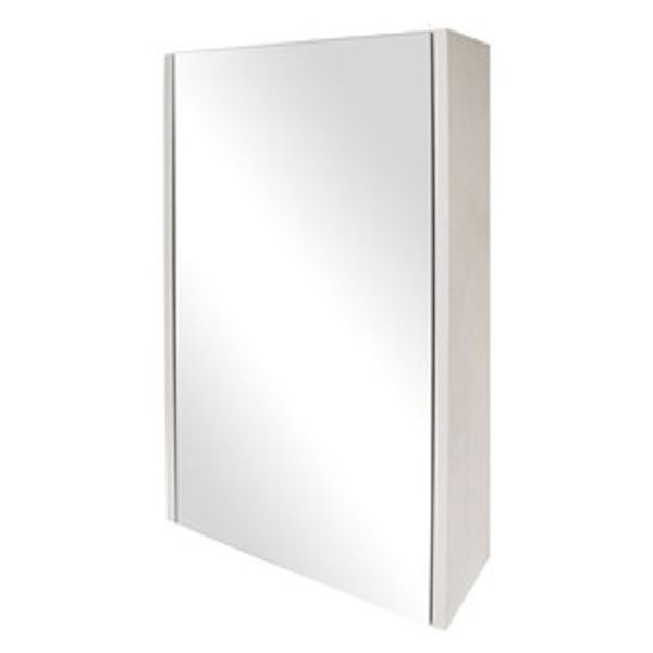 Bathroom mirror one door white 60 x 45 x 12 LEROY MERLIN