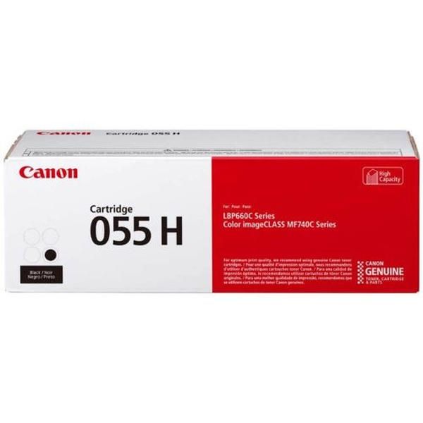 Canon 055H Black Toner For Lbp663Cdw Lbp664Cx Mf742Cdw Mf744Cdw Mf746Cx ...