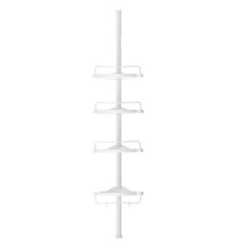 Adj Bathroom Corner Shelf Shower Caddy Floor to Ceiling