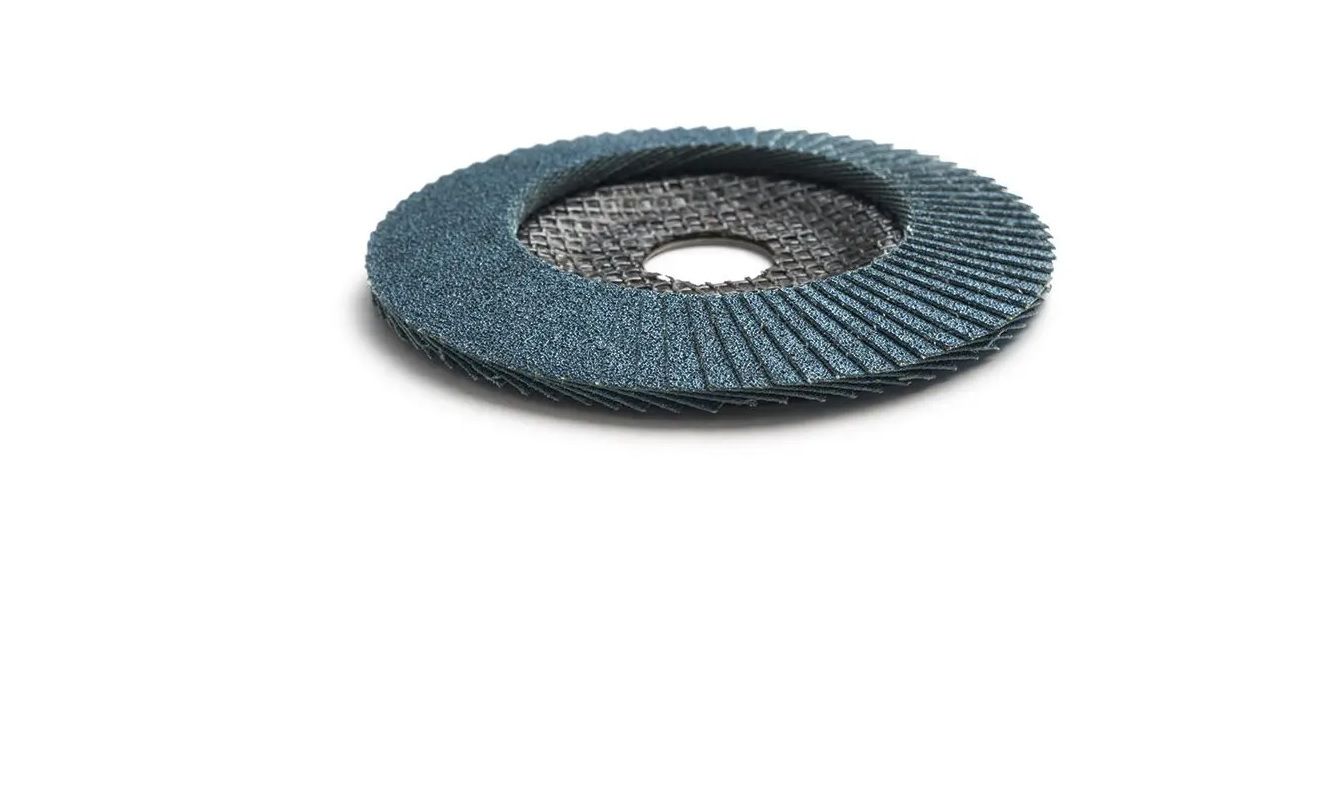 Bulldog Flap Disc, Homegrown, Angled, Zirconia, P40, 115mm x 22mm (4 pack) BY WOODLY