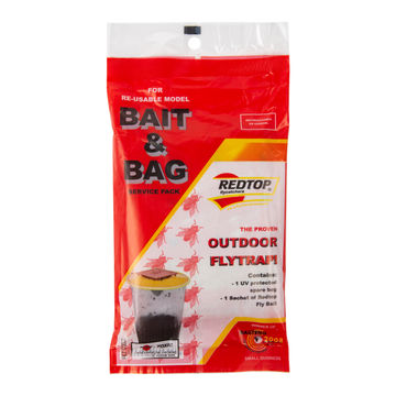 Redtop - Standard Service Pack (1 Bag & 1 Bait) - 4 Pack
