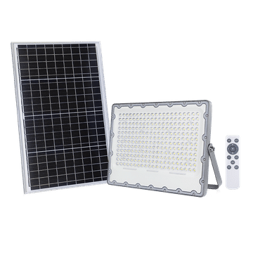 SOLAR 300W LED FLOODLIGHT C/W 40W PV PAN 3.2V/40aH BAT&REMOT