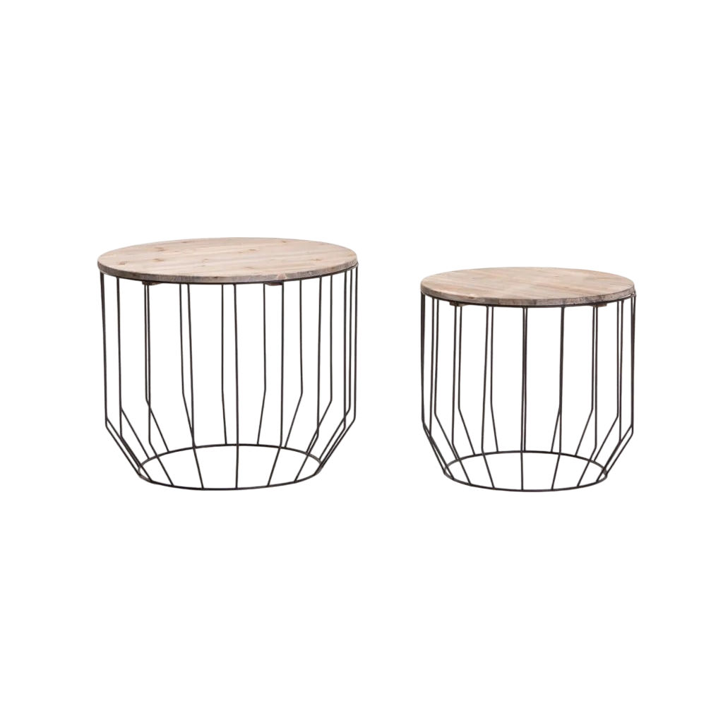 Vividitto - Erah Set of 2 Tables - Natural