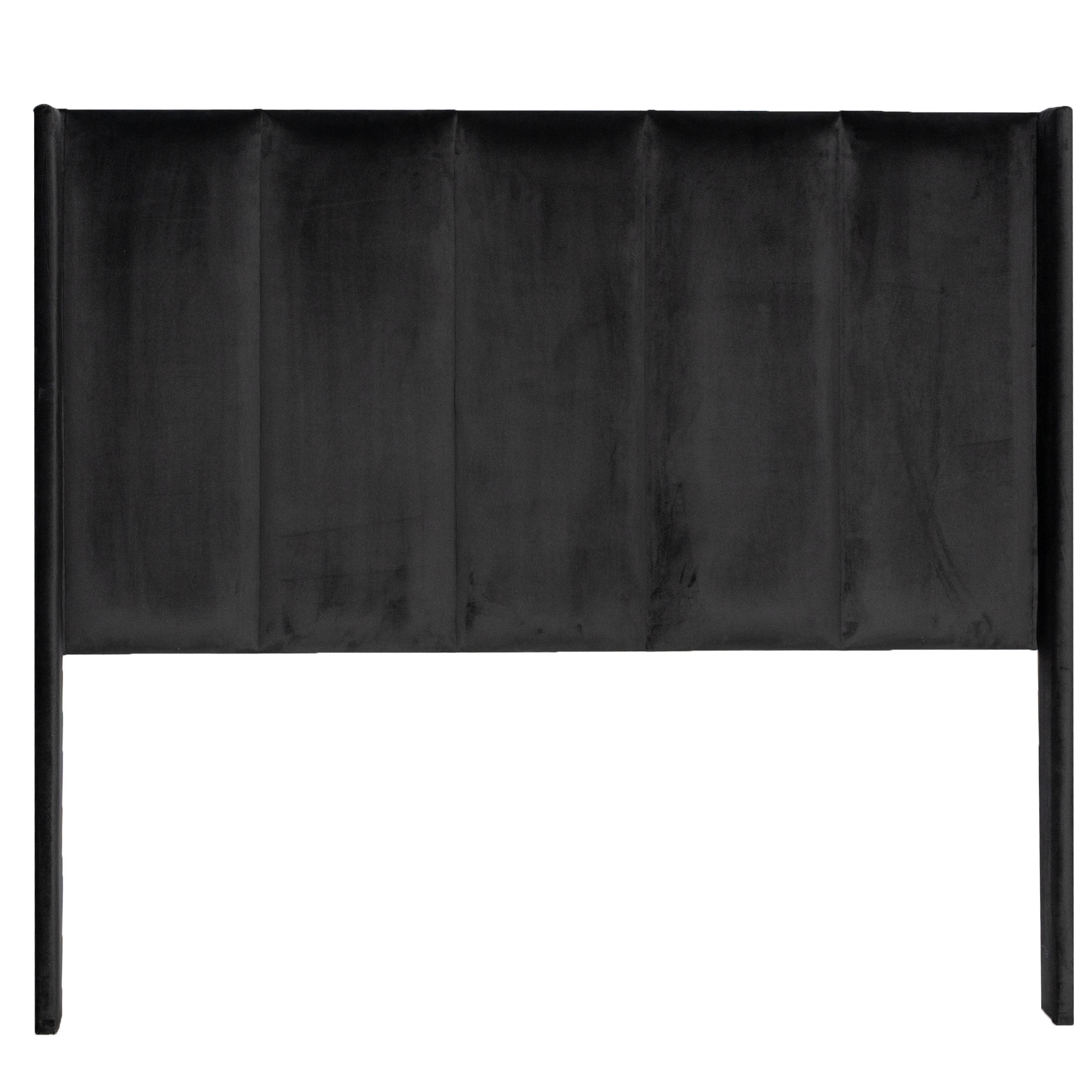 Ava Headboard - Black Velvet - 3/4
