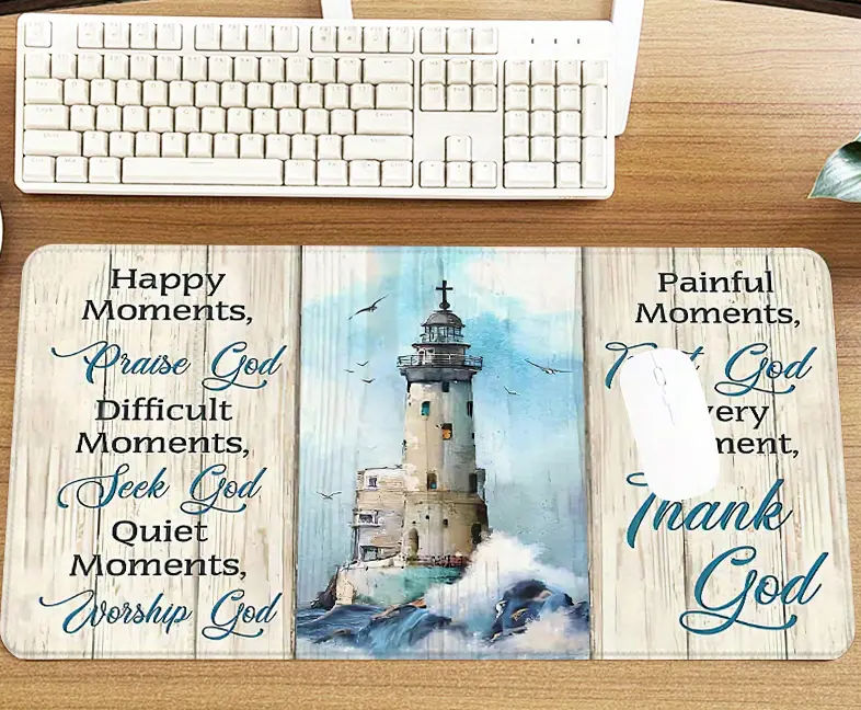 XXL Gaming Mouse Pad - Devine Lighthouse - 90x40cm