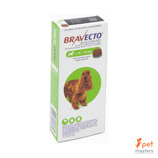 Bravecto Tick & Flea Chew / Medium/10 - 20kg