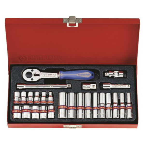 King Tony - Socket Set 1/4