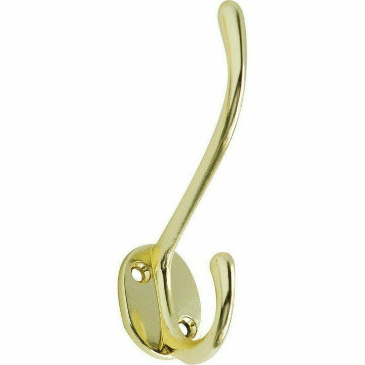 Plated hat and coat hook