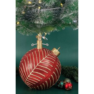 Bauble Tree Holder – Chilli Red Festive Decorative Tree Base & Holiday Accent