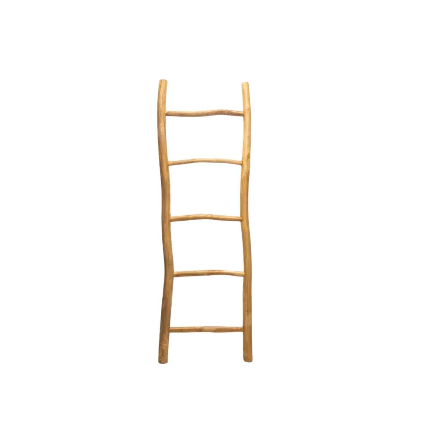 150cm Solid Wood Decorative Ladder - Natural