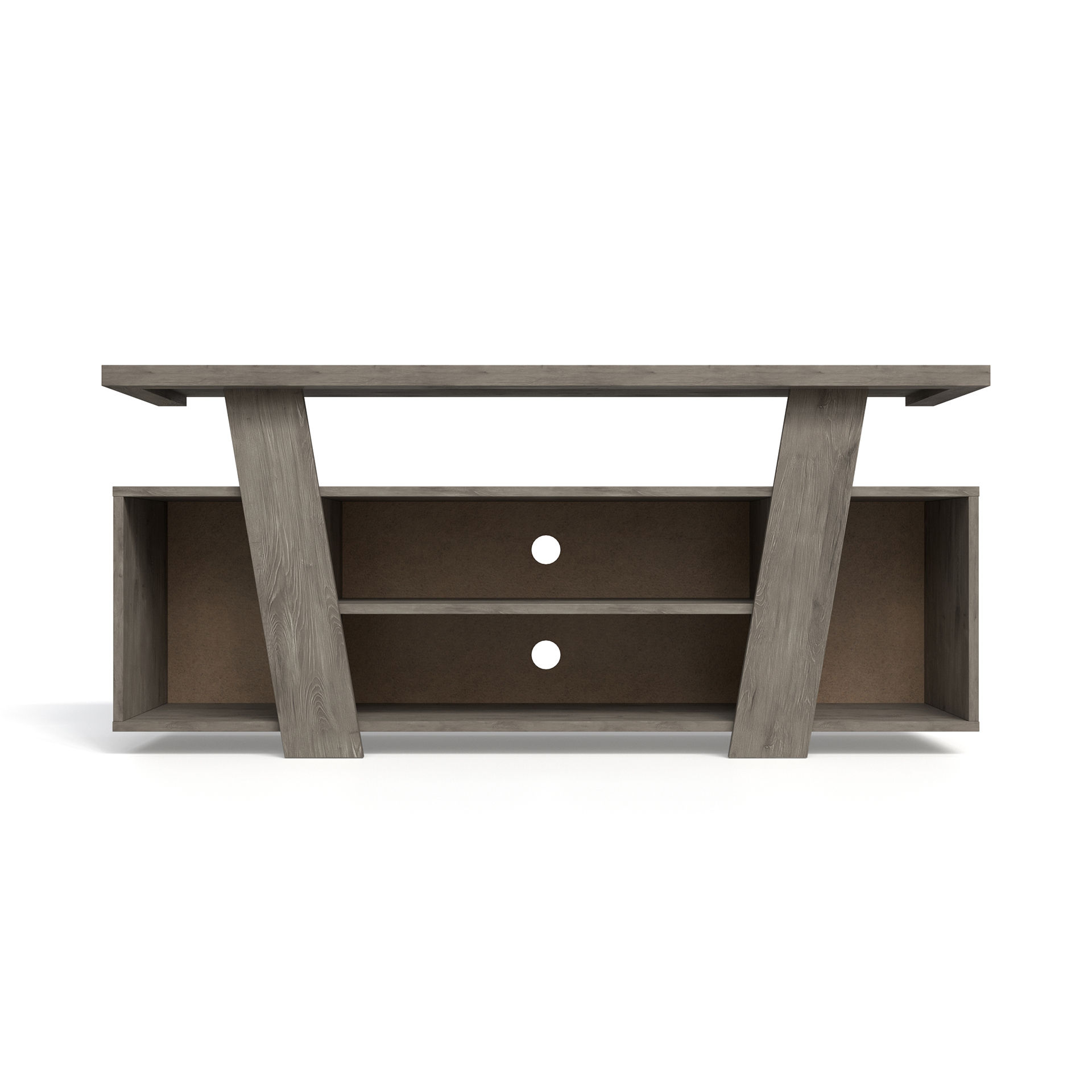 BAM! Venice TV Stand - Alabaster Oak