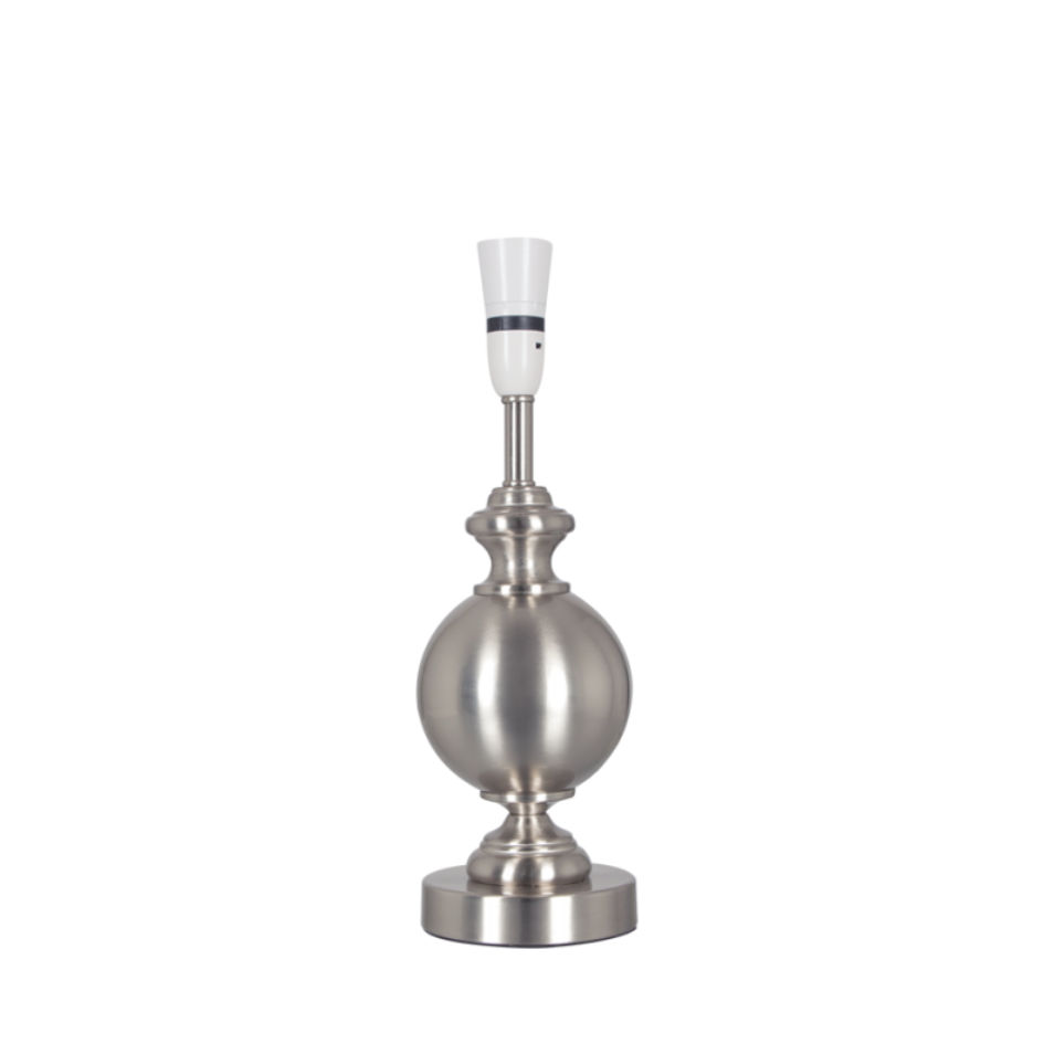 Satin Chrome Table Lamp