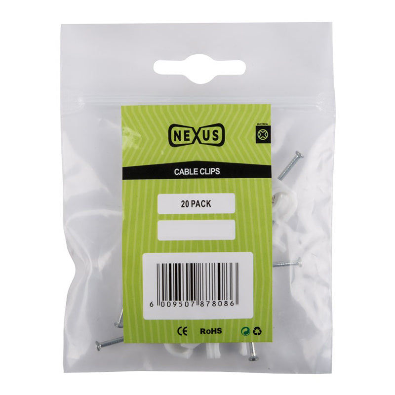 Nexus Cable Saddle Round 9 Mm 20