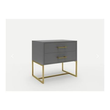 2 Drawer Pedestal-Grey