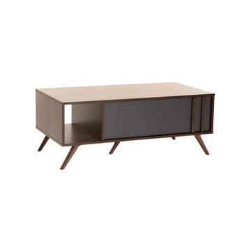 Vividitto - Gin 105x55cm Coffee Table - White/Light Oak