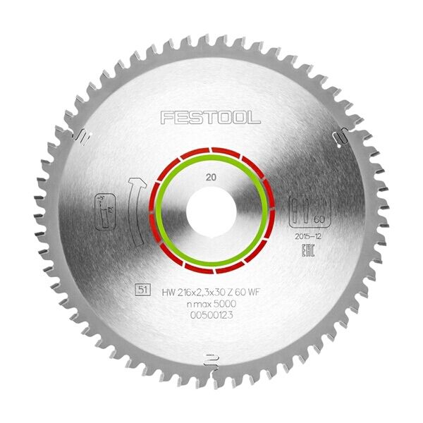 Festool Special Saw Blade 216X2,3X30 Wz/Fa60 500123