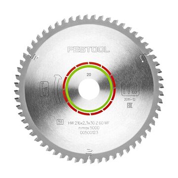 Festool Special Saw Blade 216X2,3X30 Wz/Fa60 500123