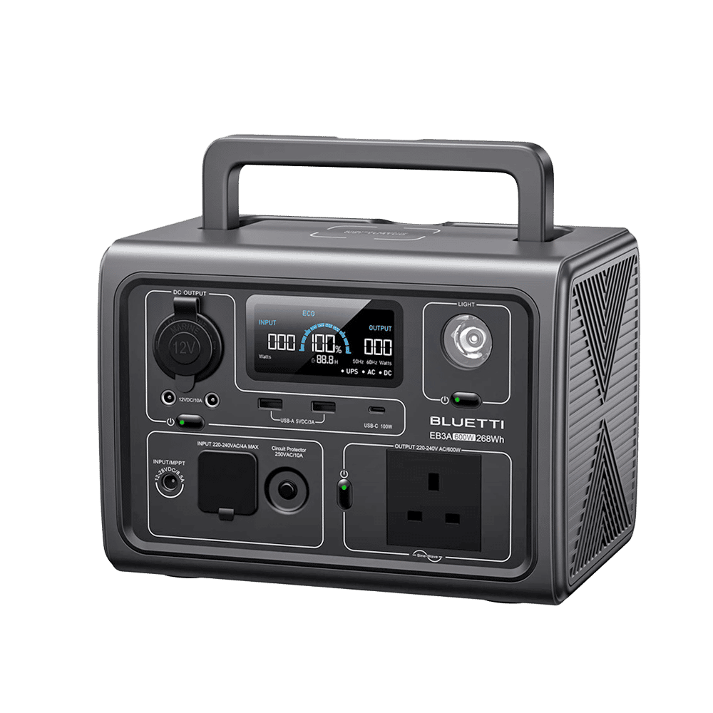 600W / 268WH PURE SINE PORTABLE POWER STATION C/W UPS