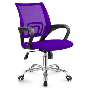 TOCC Zippy Netting Back Typist Office Chair with Chrome Base - Purple