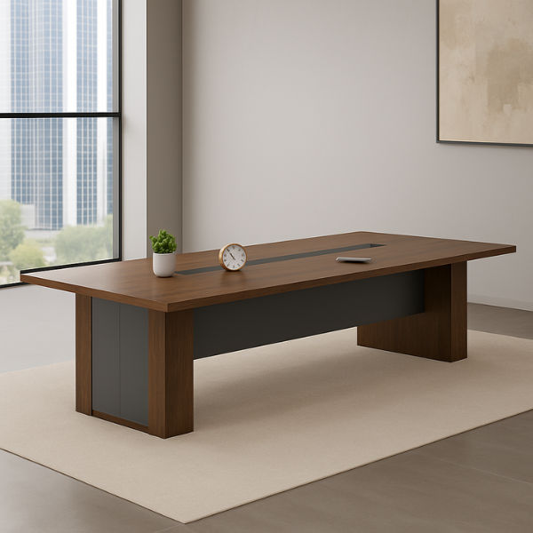 Vetra Executive Conference Desk Walnut