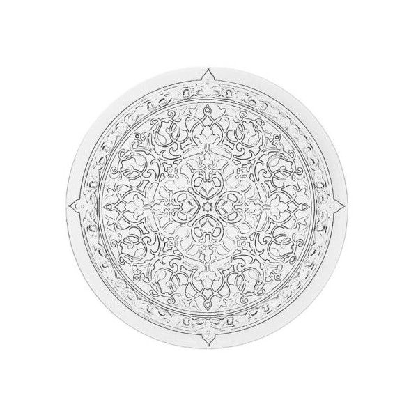 IRENA PLATE ISTANBUL 35CM CLEAR - Set of 1