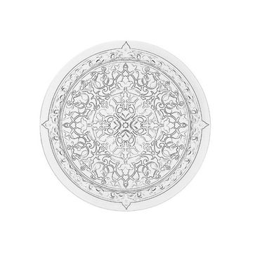 IRENA PLATE ISTANBUL 35CM CLEAR - Set of 1