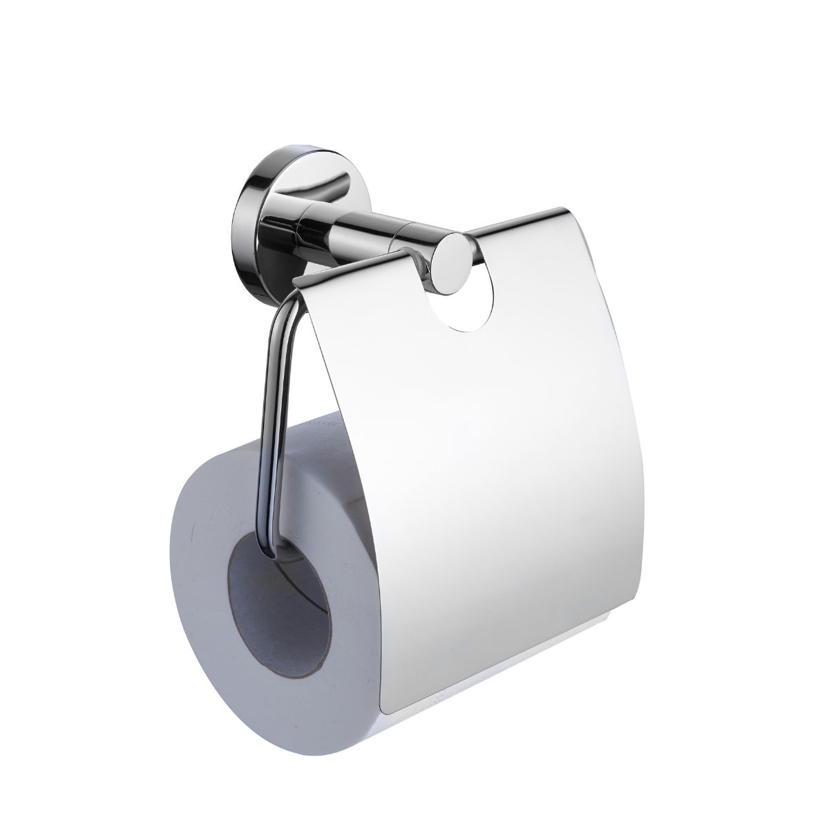 Bodie Skye Polished - Paper Holder with Lid - Stainless Steel