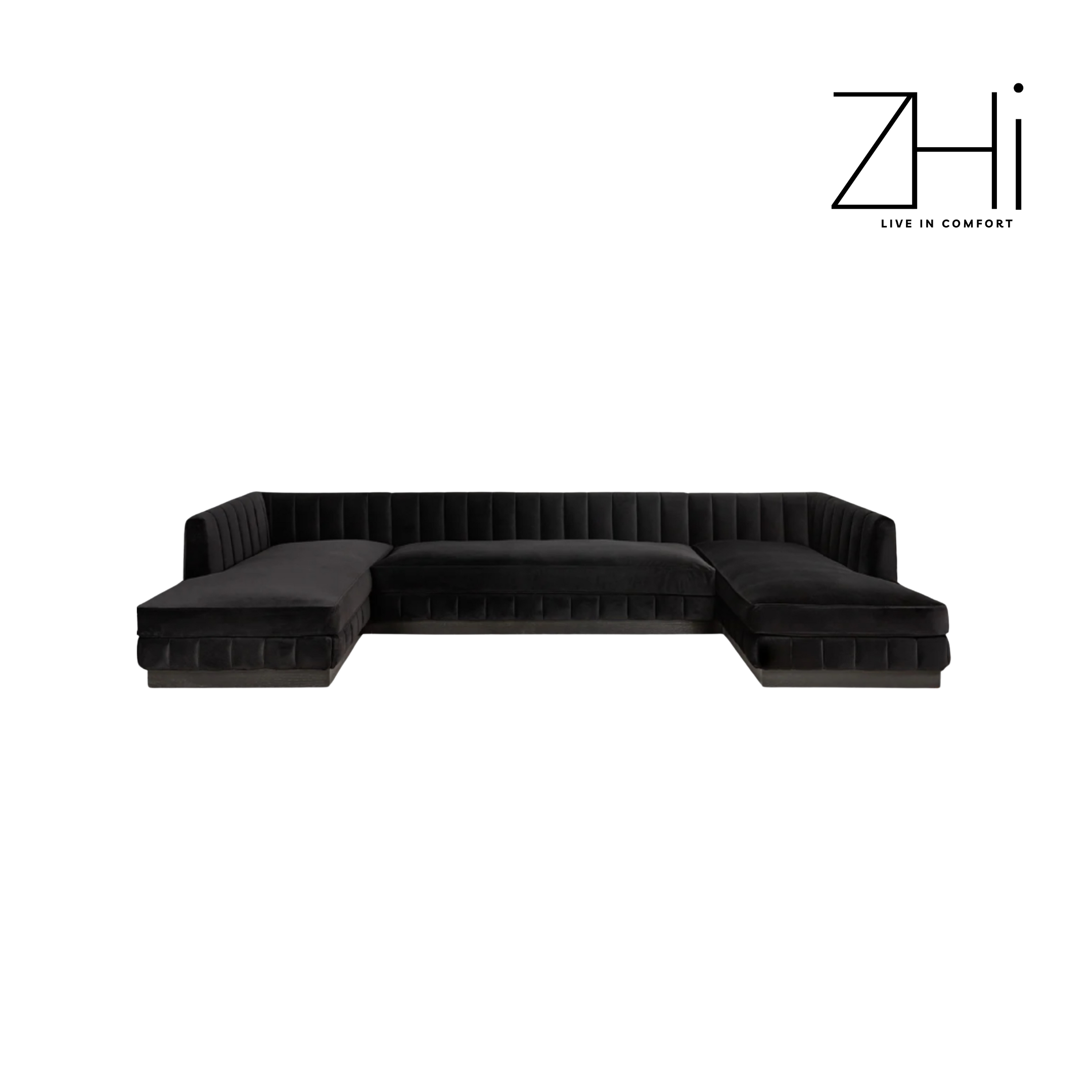 Noir Luxe Sectional Sofa