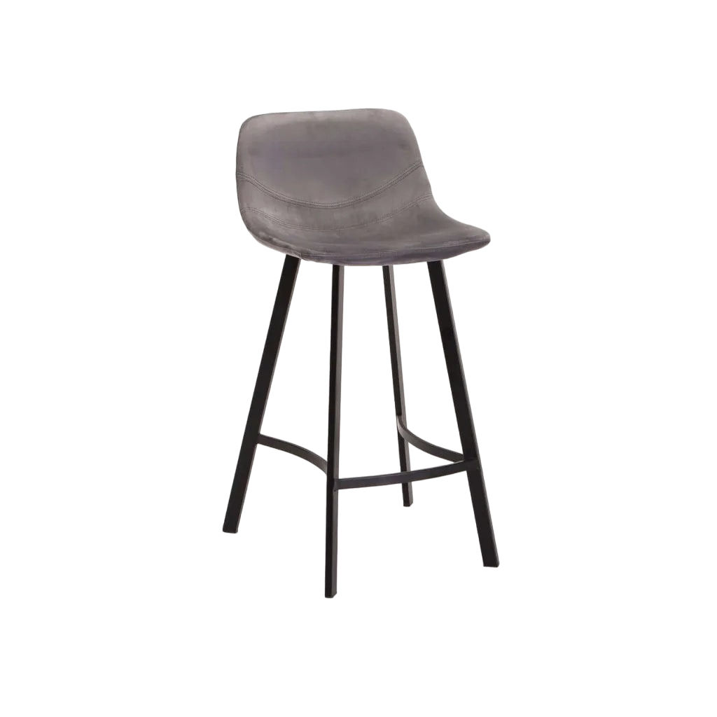 Vividitto - Ballito Velvet Kitchen Stool