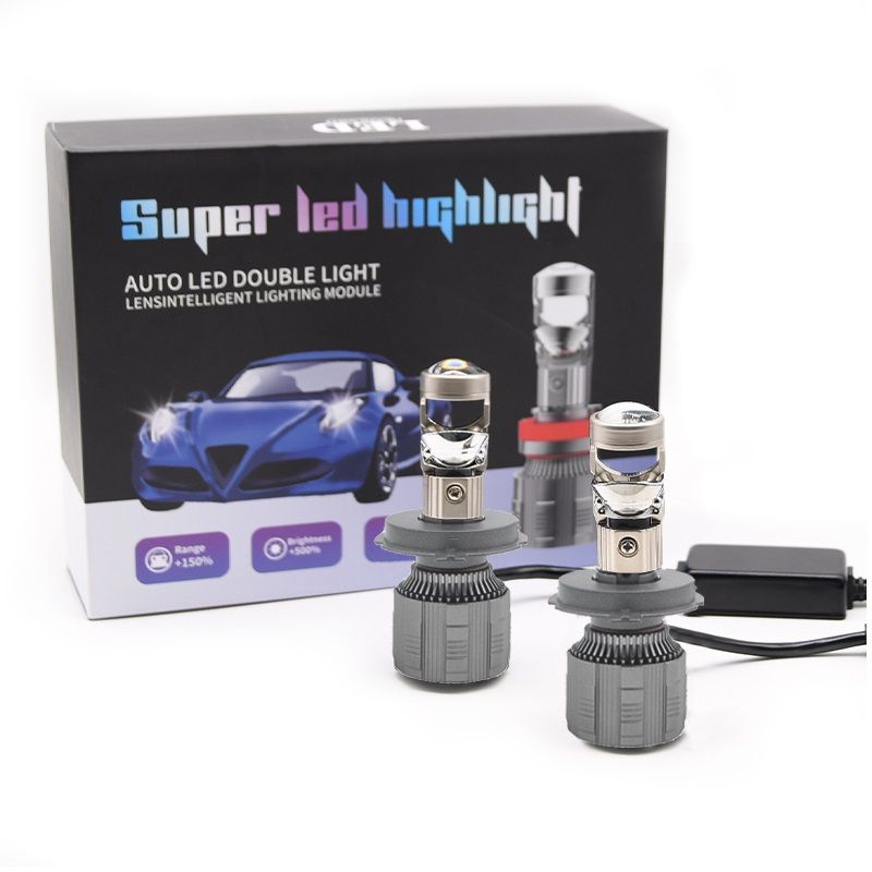 Mini Lens LED Car Headlights