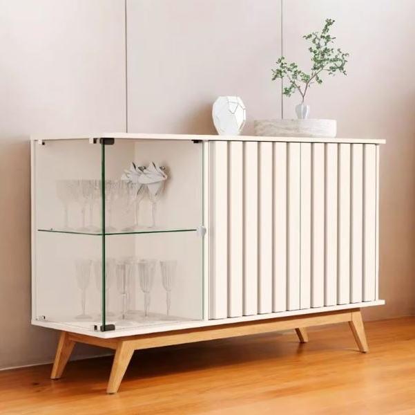 Açai Buffet With 3 Doors And 2 Shelves -Nature