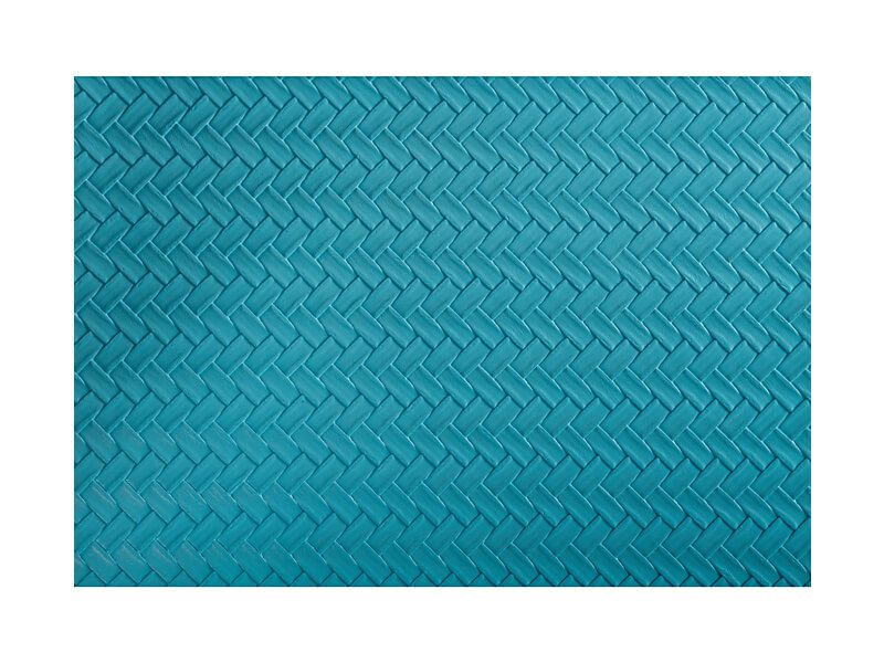 MW PLACEMAT L/LOOK 45X30CM TEAL
