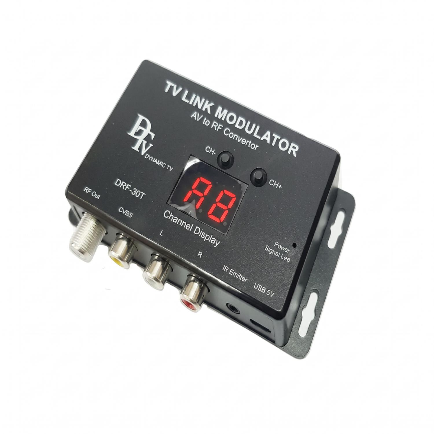 IJAM DTV AV to RF Converter with TV Link USB Powered RF Modulator