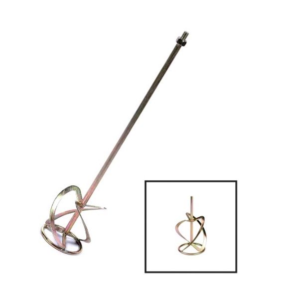 ROX® Spiral Mortar Mixing Paddle / Spindle - 120 mm x 600 mm