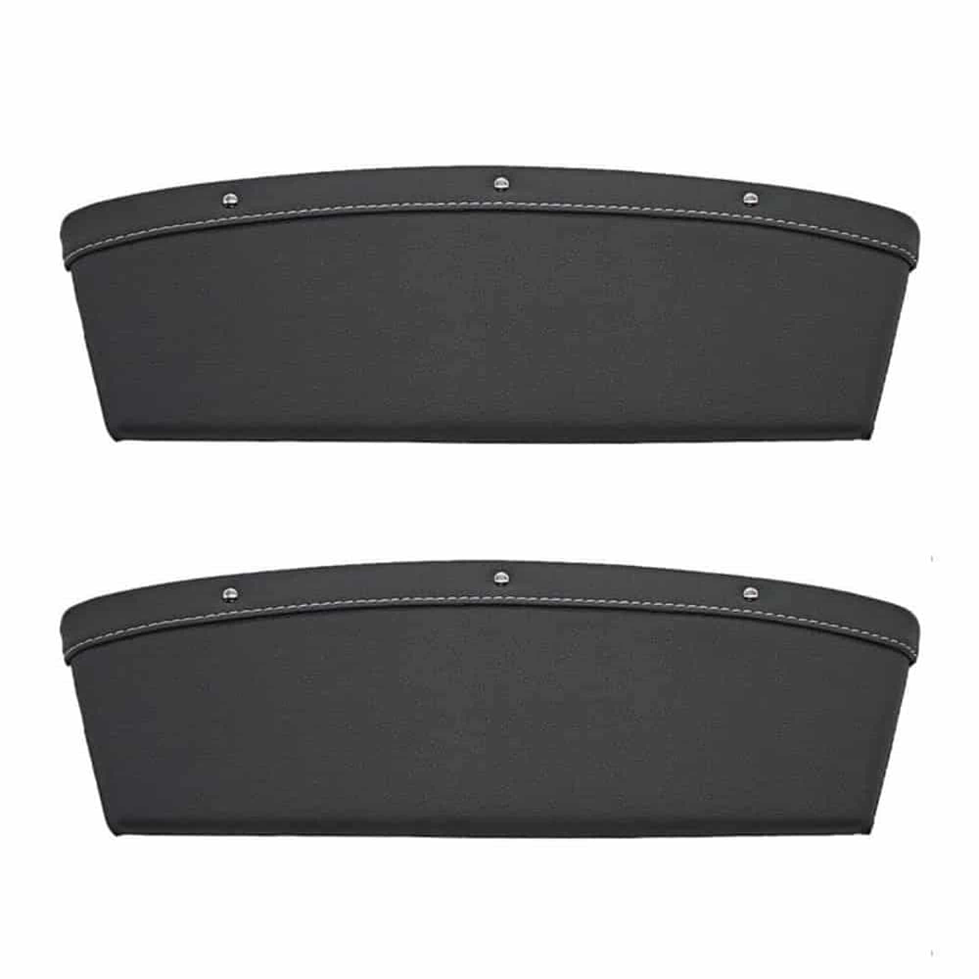 Killer Deals PU Leather Car Gap Phone Keys Wallet Storage Caddy Organizer x2