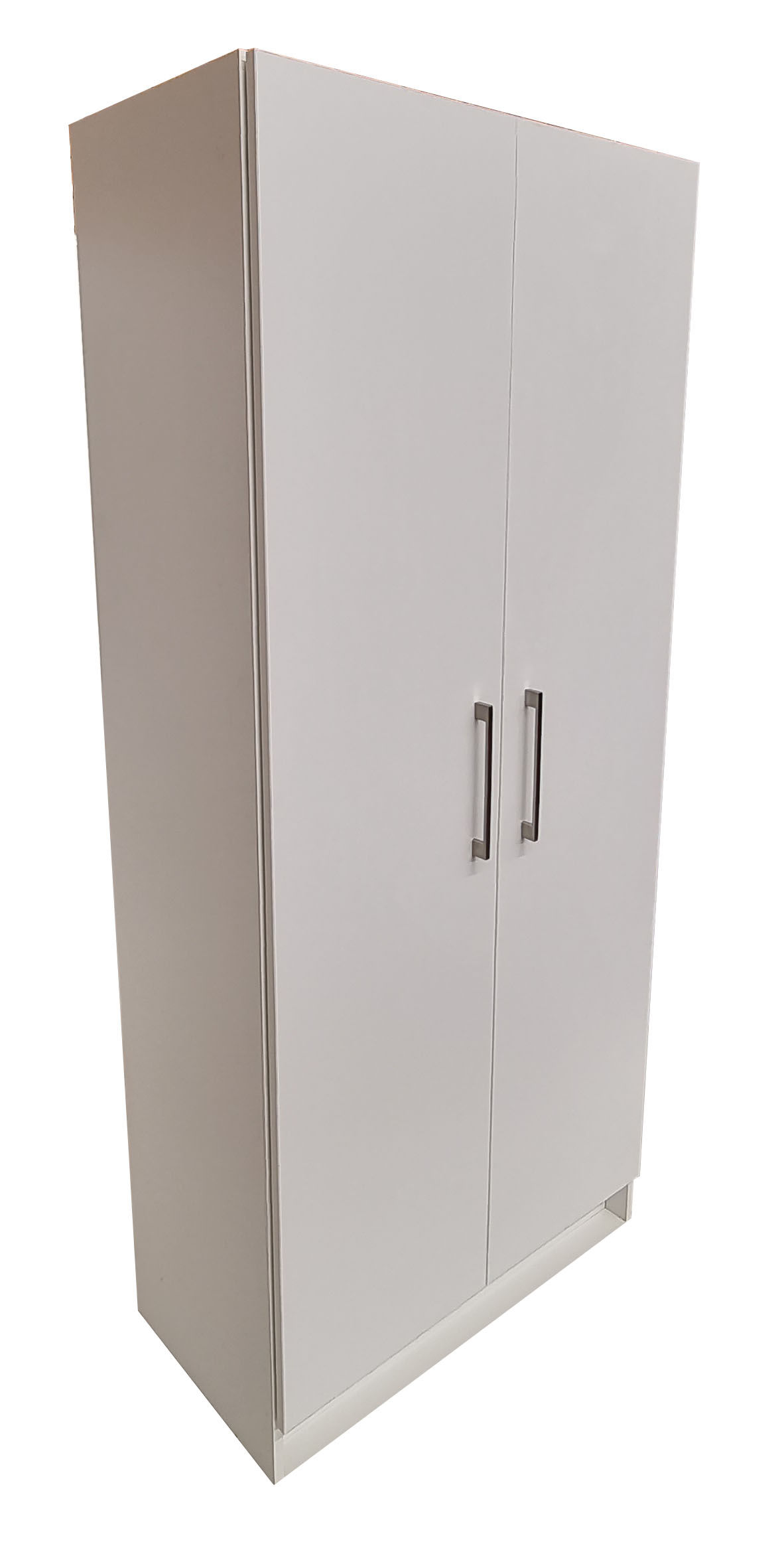 Oxford 5 Shelf,2 Long Door Book/Filing Cabinet 60cm - White