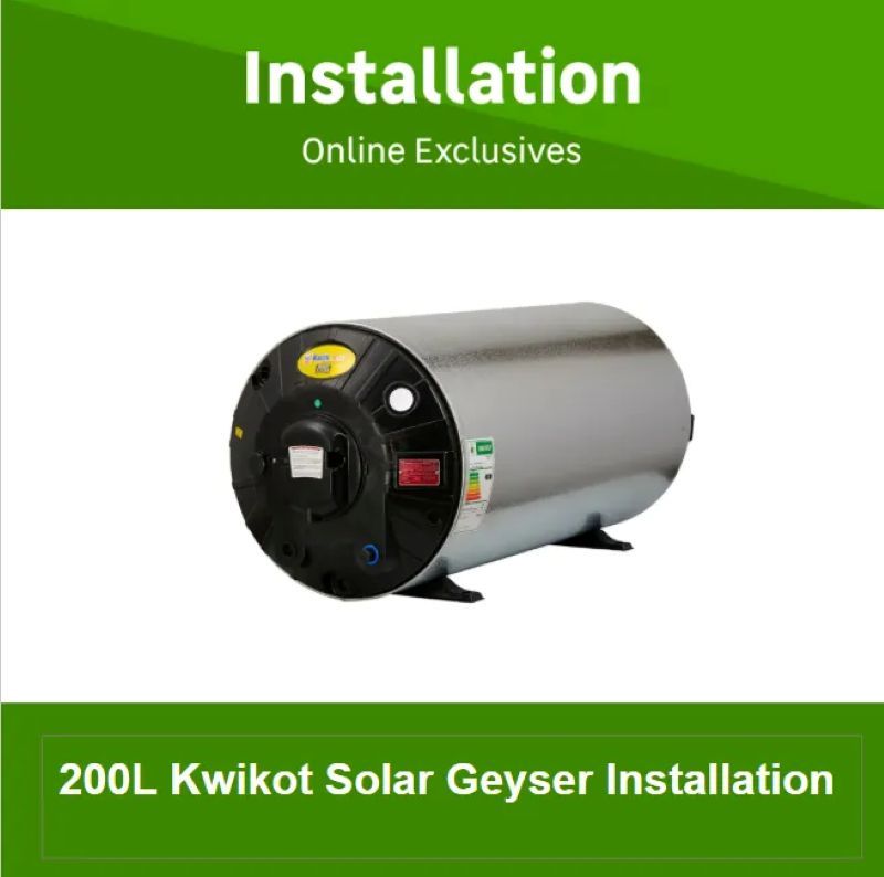 200L Kwikot Solar Geyser Installation Callout Fee by Newlook Property Services Qualified Solar Geyser Installers