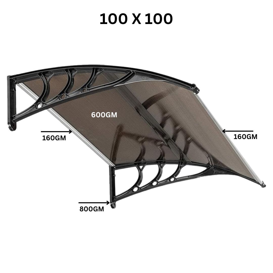 AWNING - 1000X1000 - HOLLOW - BROWN