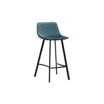 Cruz Velvet Kitchen Stool