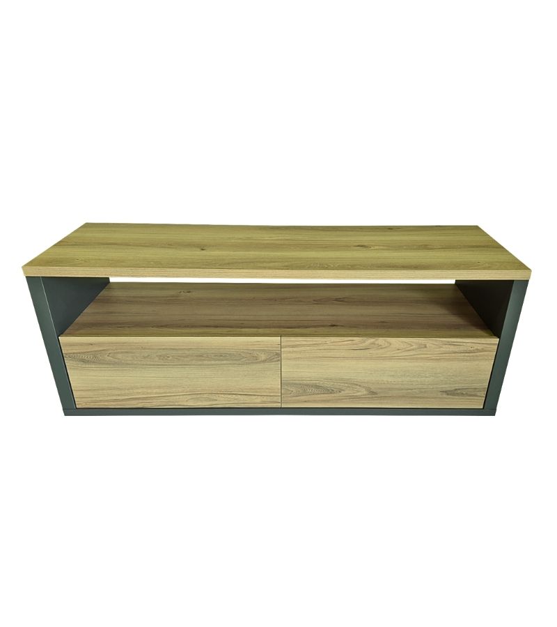 Bolzano TV Stand - Sahara & Storm Grey